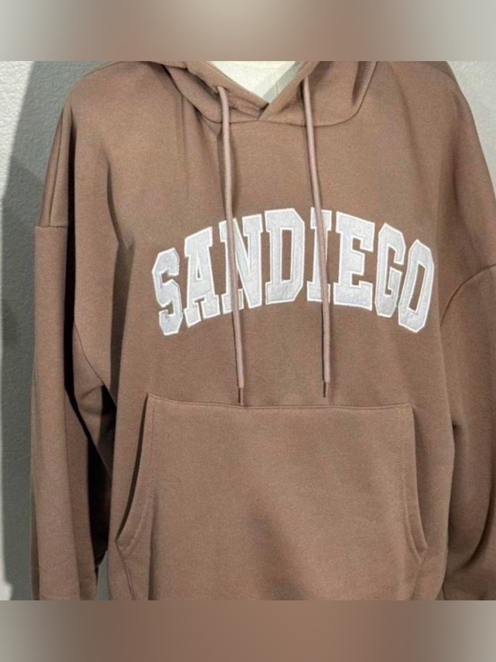 San Diego Crewneck Pullover Sweatshirt - Brown